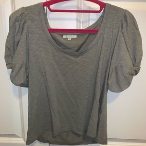 Z Supply Carrie Puff Sleeve Slub Tee